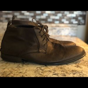 GUESS BROWN HIGH BOOT MEN